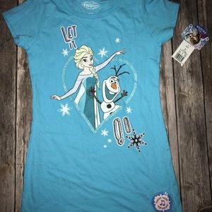 Disney Frozen Large Elsa singing shirt NWT
